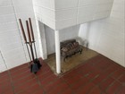 Vintage Mcm Seymour Fireplace Tools Mid Century Danish Modern Metal Walnut