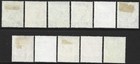 Malaya Penang 1949-52 Kgvi 1c To 15c Values Sg 3 13 Mint  hinged  Cat   40 