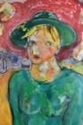 Rare And Vtg  Peter Nevin  british B 1952   Original Painting  30  X 22   1986