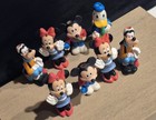 Disney Lot Christmas String Light Figures Mickey Goofy Minnie Donald Vintage Set