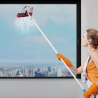 Solar Panel Cleaning Brush Adjustable Pole Outdoor Window Washing Cleaning Kit