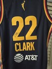 Caitlin Clark Signed Indiana Fever  Nike Explorer Youth Medium Blue Jersey  Nwt 