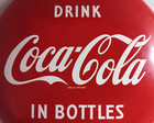 Vintage Drink Coca-cola In Bottles 12  Button Metal Soda Pop Sign