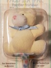 Vintage Baby Ganz Pacifier Pal Fastener Blue Yellow White Bear New