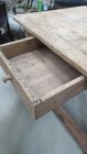 Antique 19th Century Primitive Pine Work Table C 1850   1880     Tusk Tenon