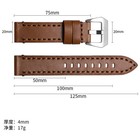 For Citizen Eco-drive Watch Band 18 20 22 24 26mm Classic Leather Watch Strap