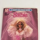 Vintage 1990 Barbie A Giant Coloring Book A Golden Book