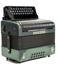 Hohner Corona C-ii Gcf Diatonic Accordion - Green To Gold