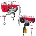 Vevor Electric Hoist 440 880 1320 1760 2200 Lbs Crane Winch Wired wireless