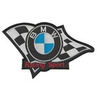 Bmw Car Motorcycle Racing Sport Logo Size 10 3 x6 3  Embroidered Iron On Patch