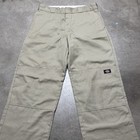 Dickies Men   s Loose Fit Double Knee Work Pants In Khaki D85283khk