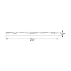 Outwater 9-7 8  X 78-3 4  Primed White Matrix 3d Wall Panel