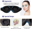 2 Pack Travel 3d Eye Mask Sleep Soft Padded Shade Cover Rest Relax Blindfold us