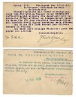 Germany Poland Occupation 1915 Two Postal Card From Wloclawek To Offenbach
