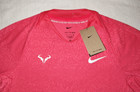 Nike Court Rafa Adv Grand Slam Match Shirt Nadal Tennis Fd5409-629 Mens Sz Small