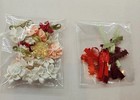 New pre-owned Lot Of Paper   Fabric Flowers Embellishments For Scrapbook Crafts