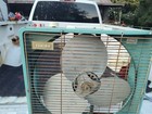 Vintage Eskimo 21  5   Metal 2-speed Box Fan Blue Mcm Works Good Model 20141