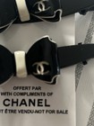 Chanel Hair Clips Black Bows Gwp