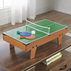 Hammacher Schlemmer Miniature Tabletop Billiards Pool Table Tennis Table Set