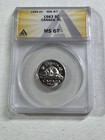 1963 Canada 5 Cents Proof Like Graded Ms 67 By Anacs