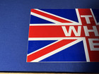 The Who 1982 Decal Bumper Sticker Syracuse Ny Carrier Dome Rock Roll Band Flag
