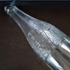 Pepsi Cola Embossed Glass Bottle 1950s Vintage Collectible Antique