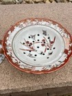 Meiji Period Japanese Kutani Covered Bowl With Insert Signed