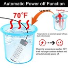 Pool Water Heater Above Ground  2000w Portable Thermostat Auto Shutoff Pool Heat