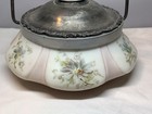 Antique Wavecrest Hp Blue Flower Biscuit Cracker Metal Handled Biscuit Jar