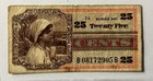 Us Military Payment Certificate 25 Cents Series 661 1968 Mpc Note Vintage
