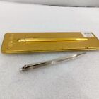 Caran D ache Silver Ballpoint Pen Original With Box Vintage Lh592