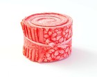 18 -pc It s All Coral Jelly Roll 2 5  Pre-cut 100  Cotton Fabric Quilting Strips