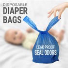 Baby Diaper Disposal Sacks W  Handles  500 Count  Fresh Baby Powder Scented Bags