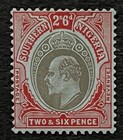 Travelstamps  1909 Southern Nigeria Stamps Sg 41  Two   Six Pence  Mogh