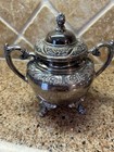 Vintage  1847 Rogers Bros Heritage Silverplate Creamer And Sugar Bowl 9405