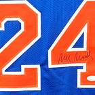 Bill Bradley Signed New York Blue Basketball Jersey  jsa 