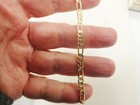 6 Inch 18k Gold Filled Figaro Style Boy Or Girl Baby Bracelet