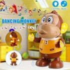 Kids Interactive Dancing Monkey Toy Funny Swing Animal Doll Electric Toy