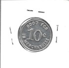 Salem Oregon -  Silver Inn Tavern - 10 Cent Trade Token