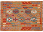 Modern Handmade Afghan Chobi Kilim Wool Area Rug By Afghan Artisan 4 7 X 3 3 Ft