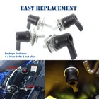 Saddlebag Mount Lock Bolts Fit For Harley Touring Road King Street Electra Glide
