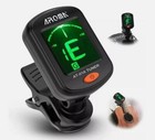 Chromatic Clip-on Tuner Fit Electric Acoustic Guitar Ukulele Bass Banjo Violin 
