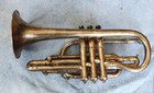 Antique   York  And Sons    1907 Cornet - Silver Plated - New Model Monarch