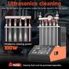 Ancel Anj400 Gdi Fuel Injector Cleaner Tester Auto Ultrasonic Cleaning Machine