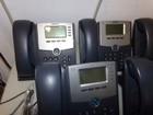 Lot Of 10 Cisco Spa504g Ip Business Phones With Power Supplies  Reset