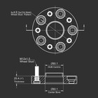 4pc 1 Inch 25mm 5x114 3mm Wheel Spacers For Lexus Is250 Is300 Is350 Toyota Camry