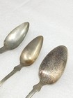 3 Coin Silver Teaspoons 19th C American Makers C g co   Lavenport     1 9 Oz