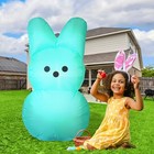 Easter Inflatables Outdoor Decorations Bunny Blow Up Yard Decoration  Green