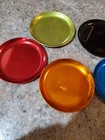 Vintage Coasters Mcm Anodized Aluminum Set Of 5 Multi-color Style