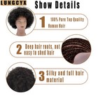 Mannequin Head Human Hair African Curly Cosmetology Manikin Head With 100  Re   
